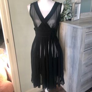 Banana Republic Sheer Black dress